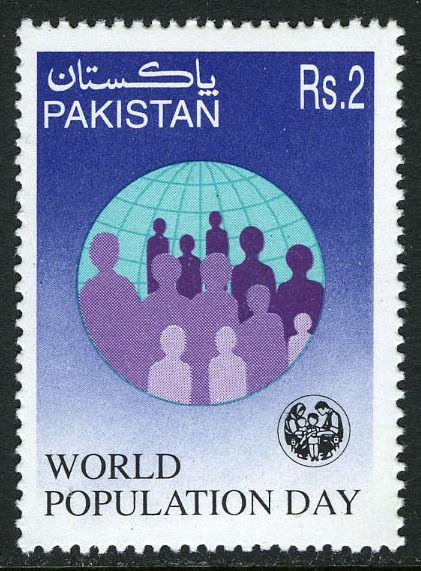 Pakistan 873, MNH. World Population Day, 1997