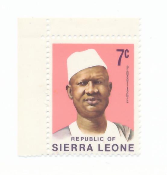Sierra Leone 1972  Scott 426 MH - 7c, Pres. Siaka Stevens 