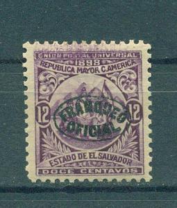 El Salvador sc# O134 (2) mh cat value $17.00