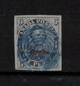 Canada #2 Very Fine Used With Ideal Blue Target Cancel **With Certificate**