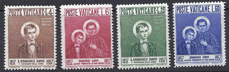 VATICAN MINT LH # 219-222