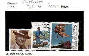 Germany, Postage Stamp, #1686-1686 Mint NH, 1991 Hans Albers (AF)