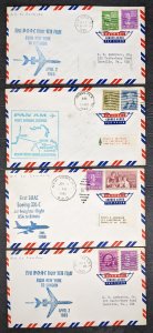 39 airmail first flight covers 1940-1960s prexies [Y.128]