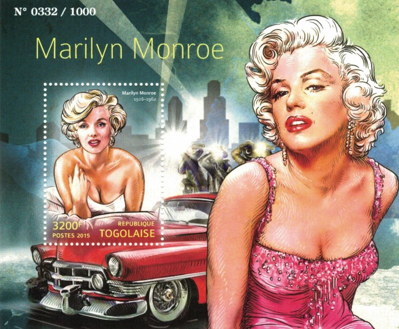 MARILYN MONROE - complete sets MNH on 8 scans