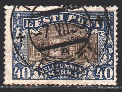 Estonia. 1927. 62. Theater in Tartu. USED.