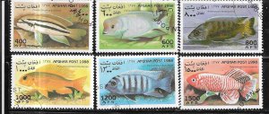 Afghanistan 1998 Fish issue (CTO) CV $5.00