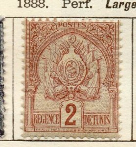 Tunis 1888 Early Issue Fine Mint Hinged 2c. NW-114580 