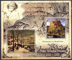 Ivory Coast 2013 Art Paintings Pieter Brueghel Sheet MNH