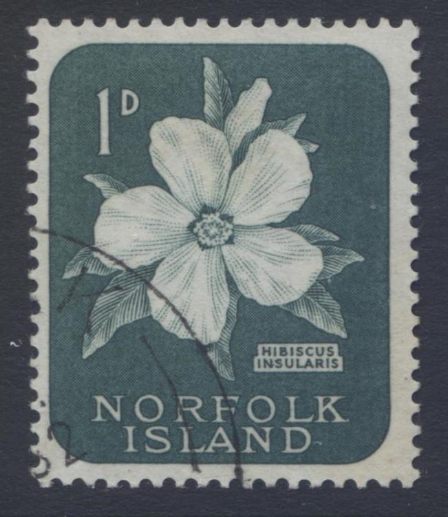 Norfolk Is - Scott 29 - Definitives -1960 - CTO - Single 1d Stamp