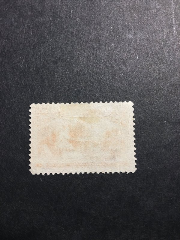 US stamp,  used, no gum, Scott 239,  Genuine, hinged,  RARE, List 2039