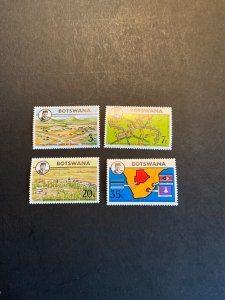 Stamps Botswana Scott #106-9 never hinged