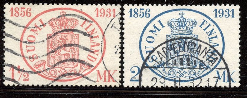 Finland # 182-83, Used.