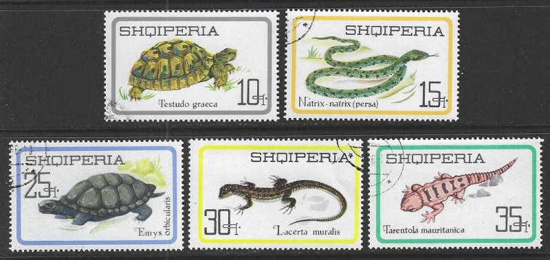 Albania 957-964  Used Short set Sc: $1.25