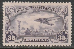 MEXICO CO13,  35¢ OFFICIAL AIR MAIL, SINGLE, MINT, NH. F-VF.