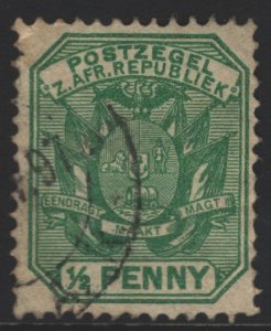 Transvaal Sc#166 Used