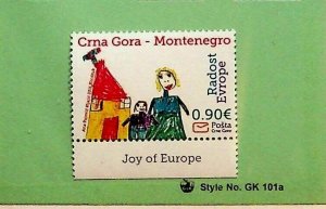 MONTENEGRO Sc 292 NH ISSUE OF 2011 - JOY OF EUROPE - (AF24)