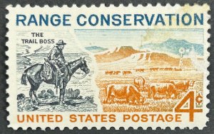 USA 1961, SC#1176, Trail Boss, Range Conservation, Used, F