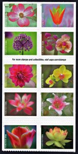 SC#5558-67 (55¢) Garden Beauty Block of Ten (2021) SA