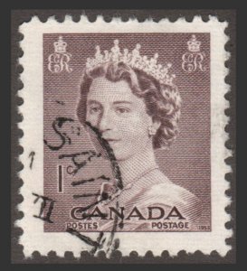 CANADA STAMP 1953. SCOTT # 325. USED.