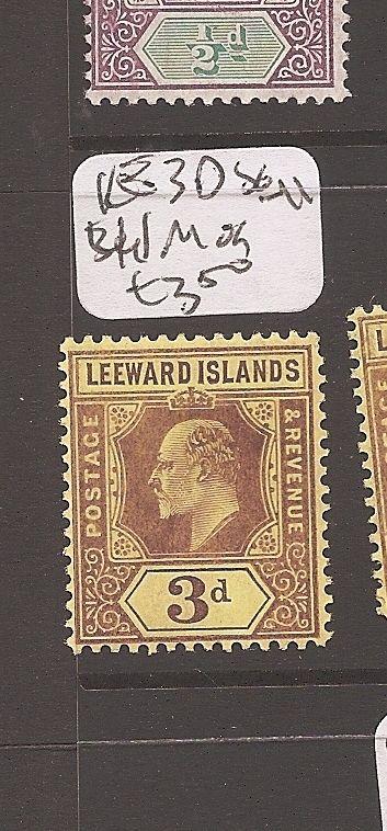 Leeward Islands Kind Edward 3d SG 41 MOG (5cdz)