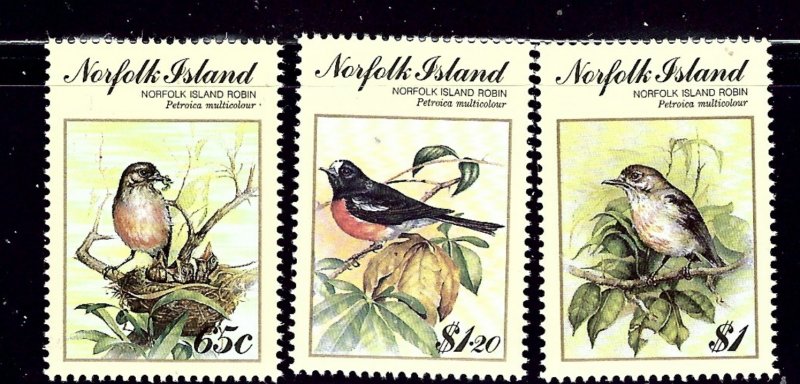 Norfolk Is 497-99 MNH 1990 Birds