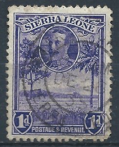 Sierra Leone 1932 - 1d George V - SG156 used