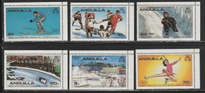 Anguilla 375-80 Winter Olympics Mint NH