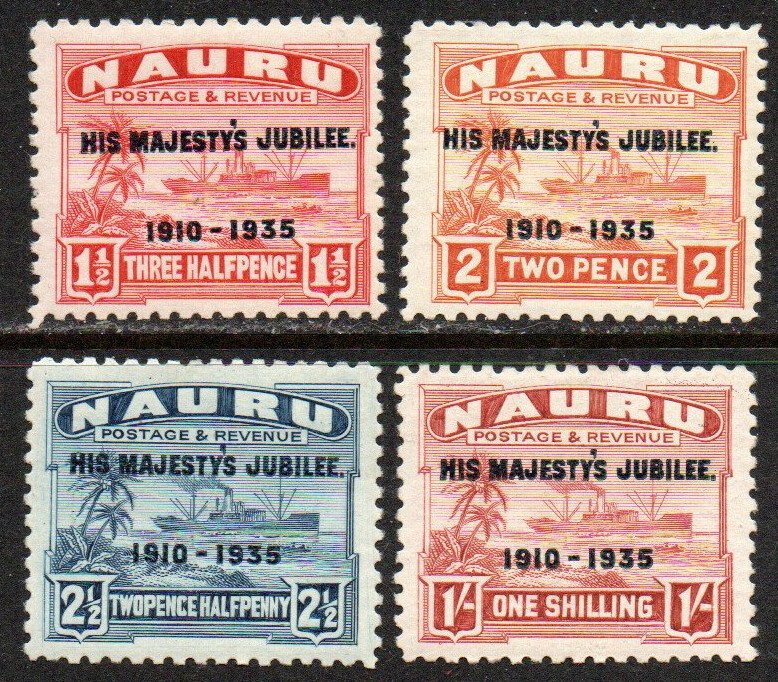 Nauru Sc #31-34 Mint Hinged