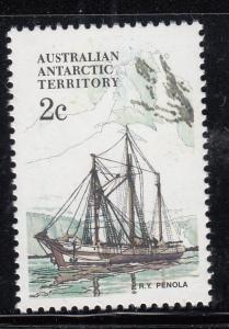 Australian Antarctic Territory 1974-81 MNH Scott #L38 2c R.Y. Penola - Ships