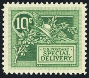 E7, Mint XF NH 10¢ - With PSAG Certificate -- Stuart Katz