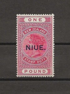NEW ZEALAND/NIUE 1918/29 SG37 MNH Cat £180