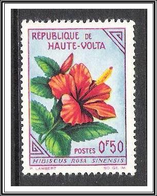 Upper Volta #111 Flowers MNH