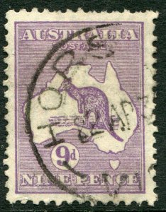 AUSTRALIA #97 FVF Used Issue - KANGAROO AND MAP - S7882