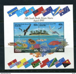 Nauru 1993 Souvenir Sheet 24th South Pacific Forum MNH 12244