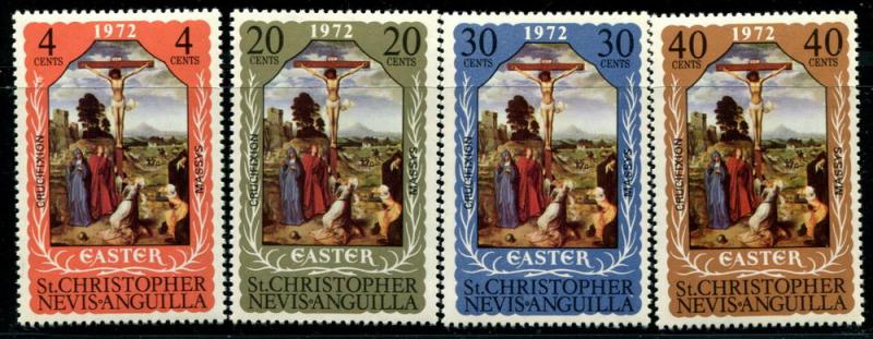 St.Kitts-Nevis  249-52 MNH 1972 Easter