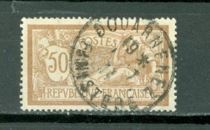 FRANCE 1900 LIBERTY & PEACE (MERSON) SCARCE #123 CANCELLATION NO THINS..$1.65