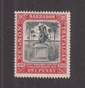 BARBADOS SC# 104   FVF/MOG  1906