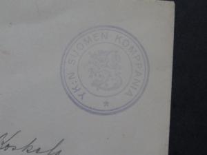 Finland 1956/58 UN Emergency Forces in Gaza Cover - Z10062