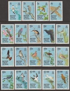 EDSROOM-17303 Virgin Islands 490-508 MNH 1985 Complete Birds WK373 CV$60