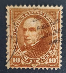 US 283, 1897 Daniel Webster, Cat. value - $6.00
