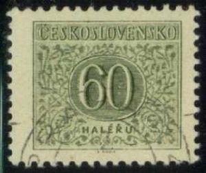 Czechoslovakia #J86 Postage Due; CTO