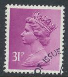 Great Britain SG X981 Sc# MH142    Used with first day cancel - Machin 31p