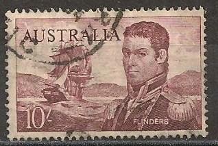 Australia #377 F-VF Used CV $11.00 (5282)  