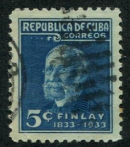 US Cuba SC#320 Dr. Carlos Finlay 5c Canceled