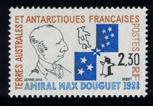 FSAT TAAF Admiral Max Douguet Commemoration 1991 MNH SG#274 MI#272