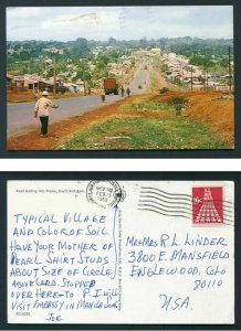 1969 Vietnam Postcard - Army & Air Force Postal Service to Englewood, Colorado