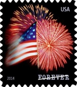 2014 49c Star-Spangled Banner, Fireworks, Booklet Single Scott 4871 Mint F/VF NH