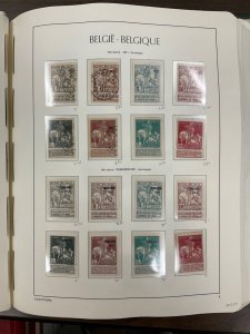 BELGIUM  Stamp collection, 1851-1958 MNH, Mint, & Used  CV $1235. Lighthouse