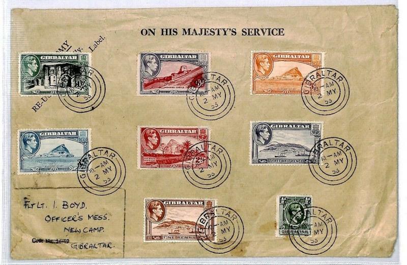 CS257 Gibraltar OHMS 1953 Cover {samwells-covers}