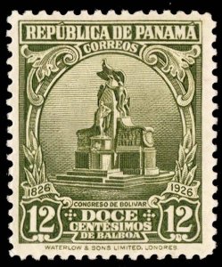 Panama Scott 251 Unused hinged.